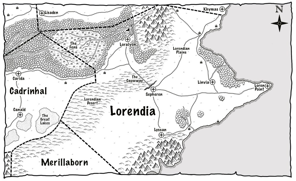 Map of Lorendia